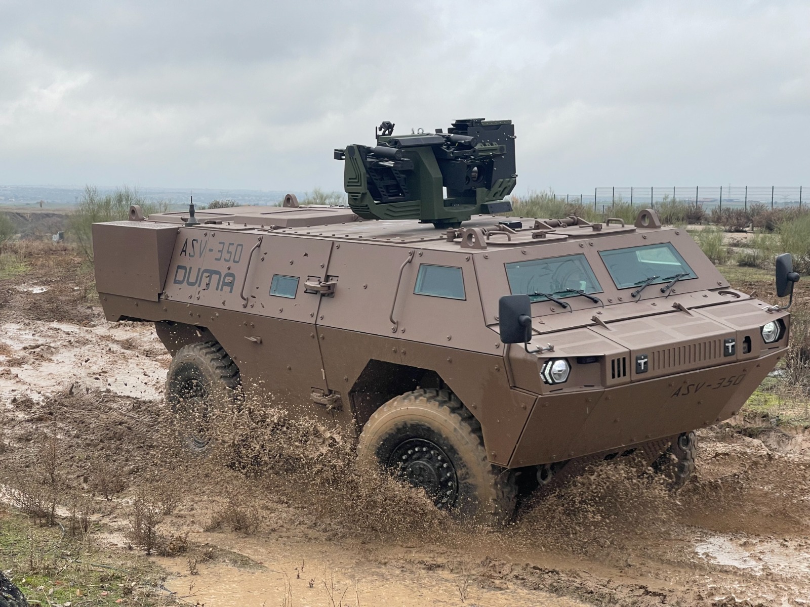 ASV 350 in mud terrain